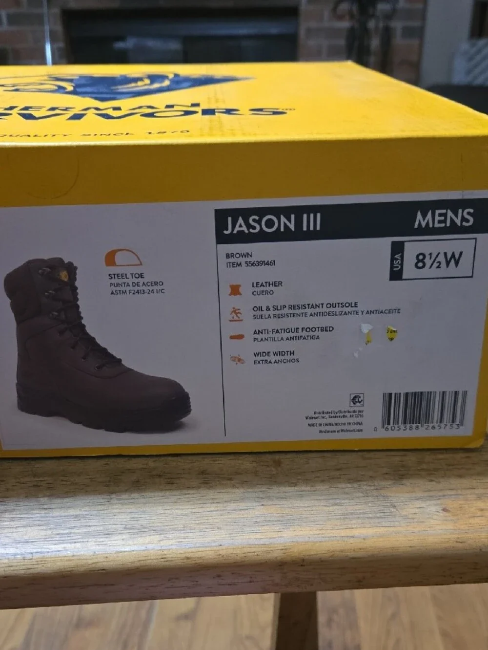 Herman Survivors Jason III Steel Toe Mens Wide WORK Boots